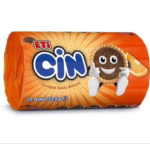 بیسکوئیت با روکش ترافل پرتقالی اتی جین Eti Cin