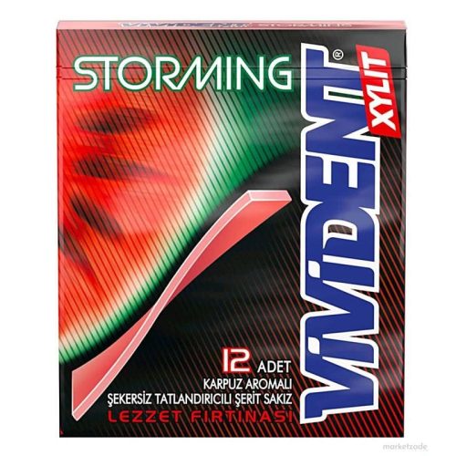 آدامس ویویدنت هندوانه سری استورمینگ بسته 12 عددی