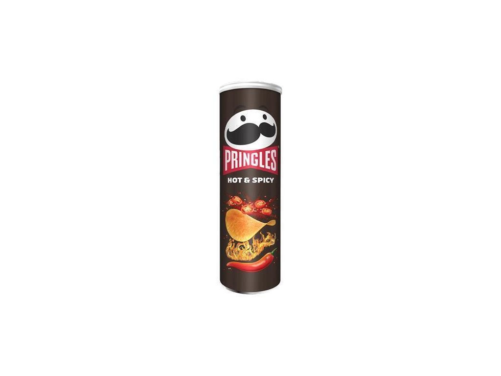 چیپس پرینگلز Pringles با طعم تند و آتشی 165 گرم