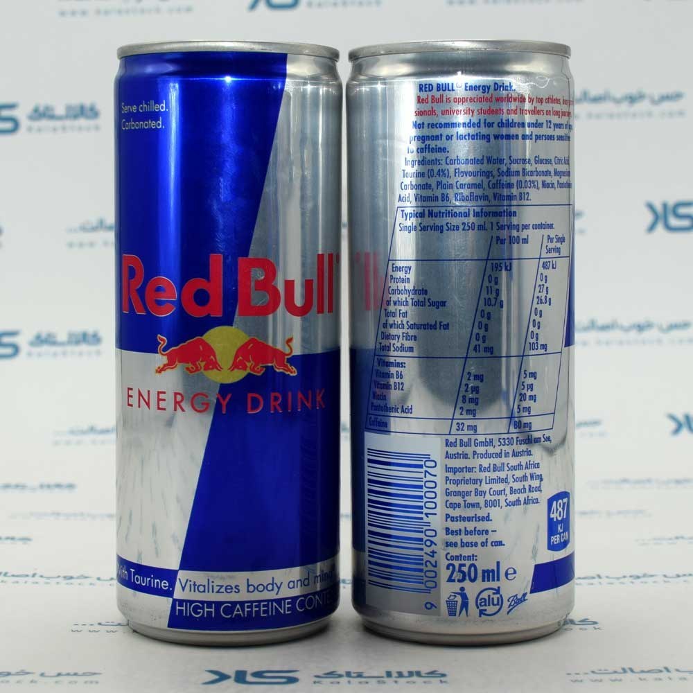 نوشیدنی انرژی زا ردبول حجم 355 میل