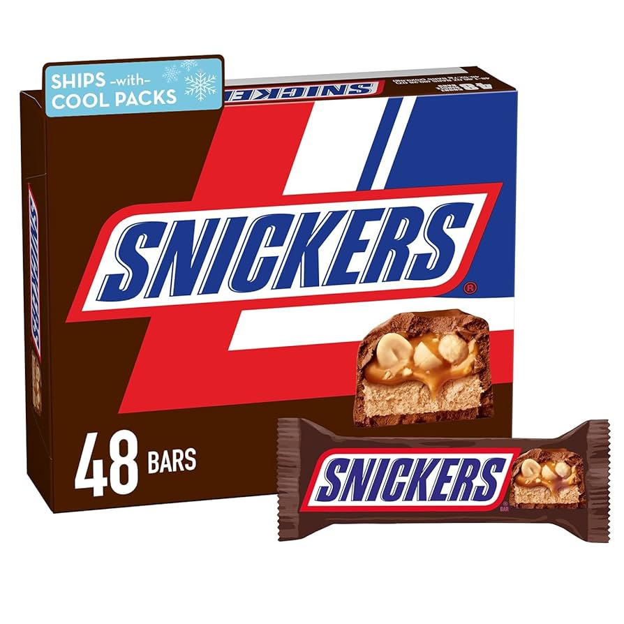 شکلات اسنیکرز SNICKERS وزن 50 گرم