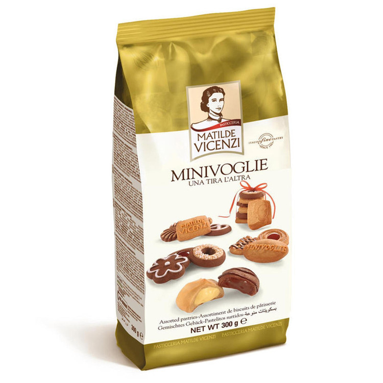 مینی کوکی ایتالیایی ماتلیده ویچنزی Matilde Vicenzi در طعم های مختلف 250 گرم