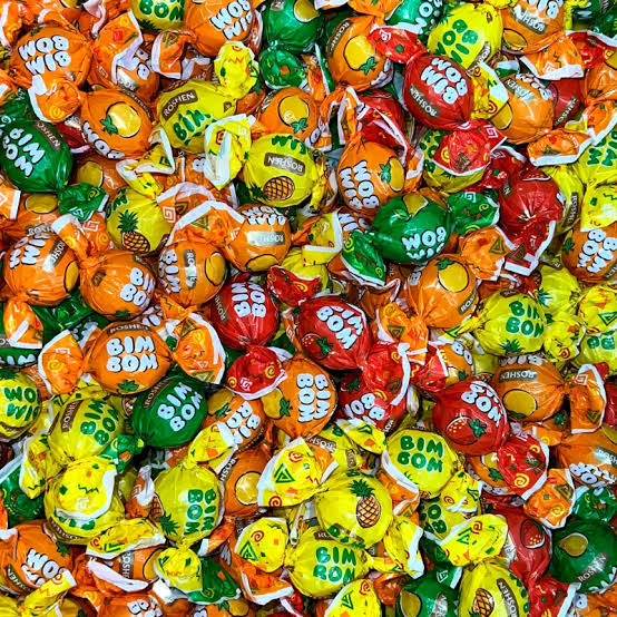 آبنبات میوه ای بیم بوم روشن