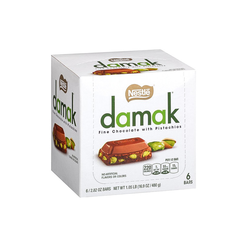 شکلات پسته ای خارجی داماک 60 گرمی