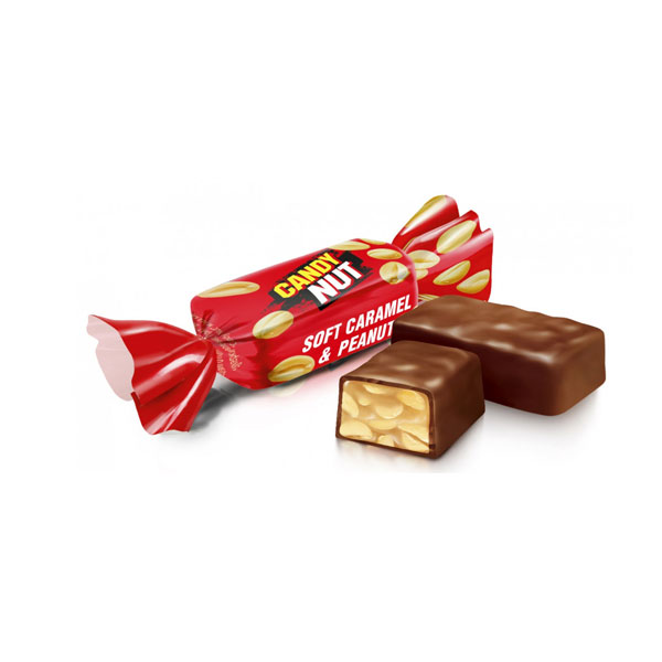 شکلات کندی نات قرمز روشن Roshen Candy Nuts
