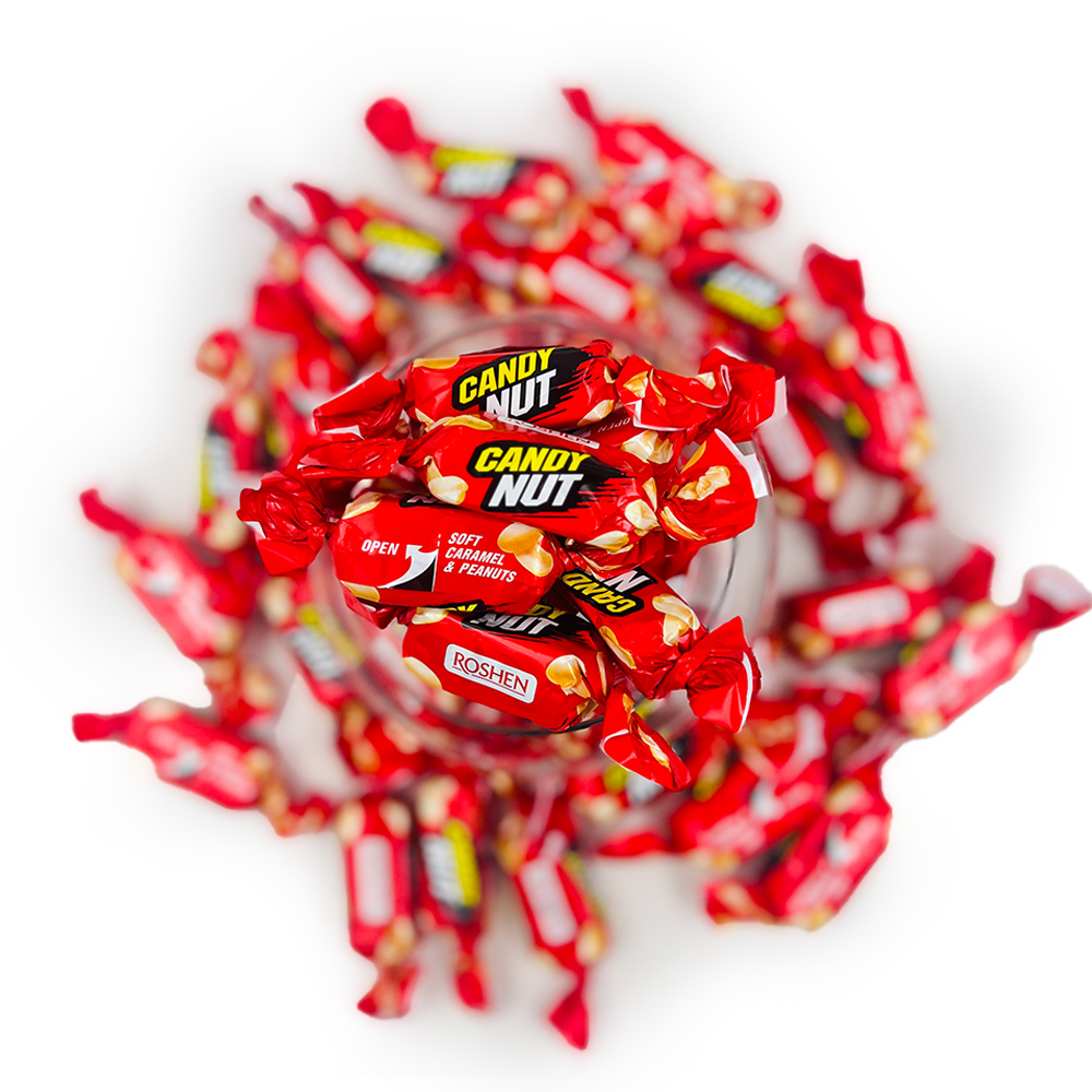 شکلات کندی نات قرمز روشن Roshen Candy Nuts