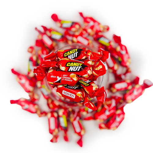 شکلات کندی نات قرمز روشن Roshen Candy Nuts