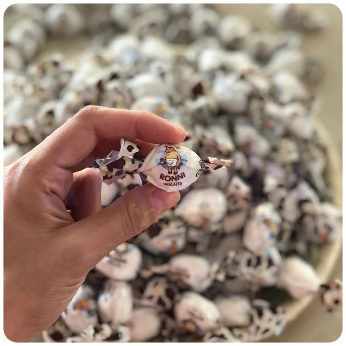 شکلات پاستیلی گاوی کنتی خارجی بسته 1 کیلویی روسی