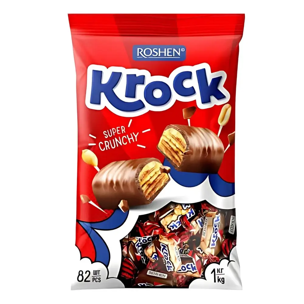 شکلات کراک روشن بسته 1 کیلویی