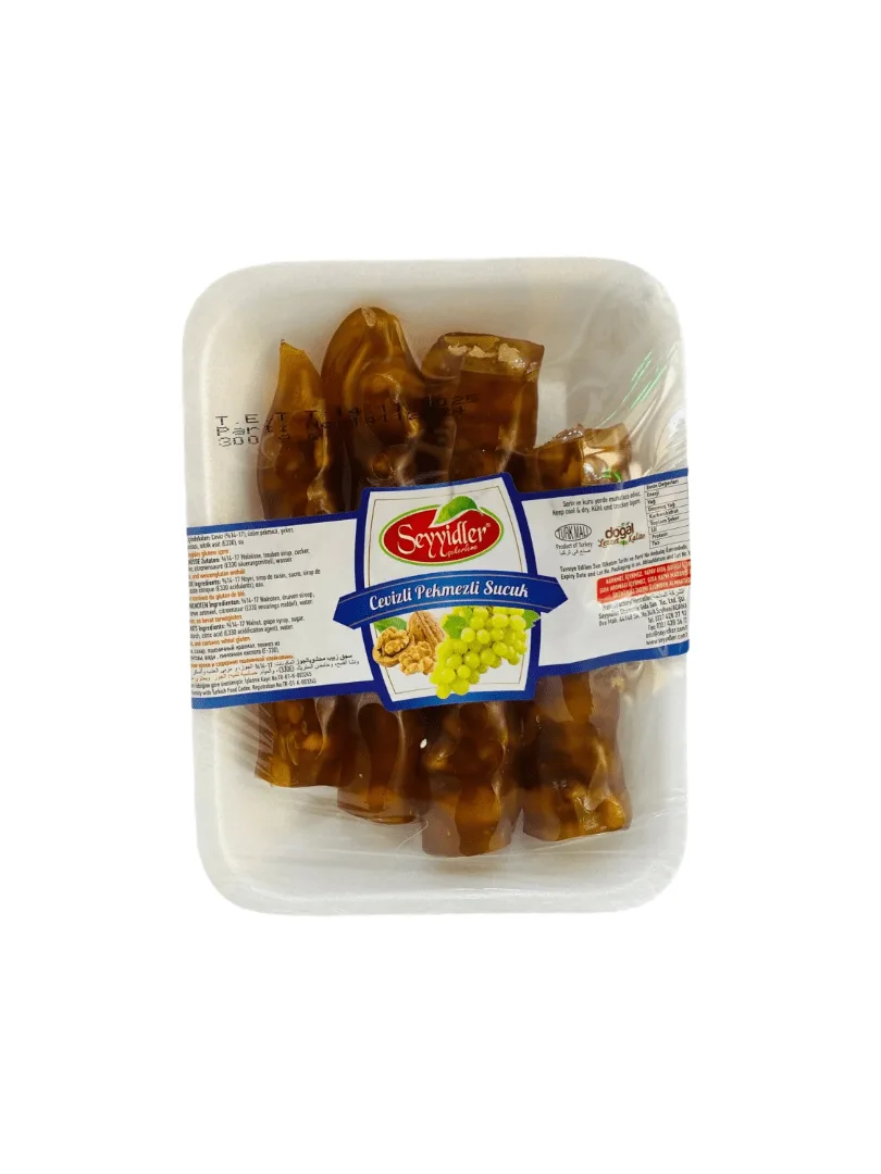 سوجوق مغز گردو و انگور 300 گرمی