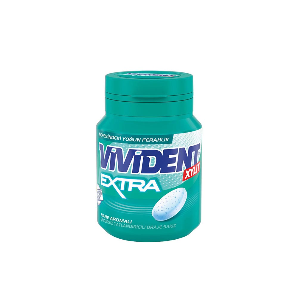 آدامس ویویدنت نعنایی مدل اکسترا وزن 67 گرم