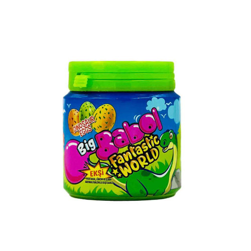 آدامس بادکنکی میوه ای تخم دایناسور بیگ بال _ 90 گرمFantastic World Fruit Flavored Chewing Gum 90 Gr