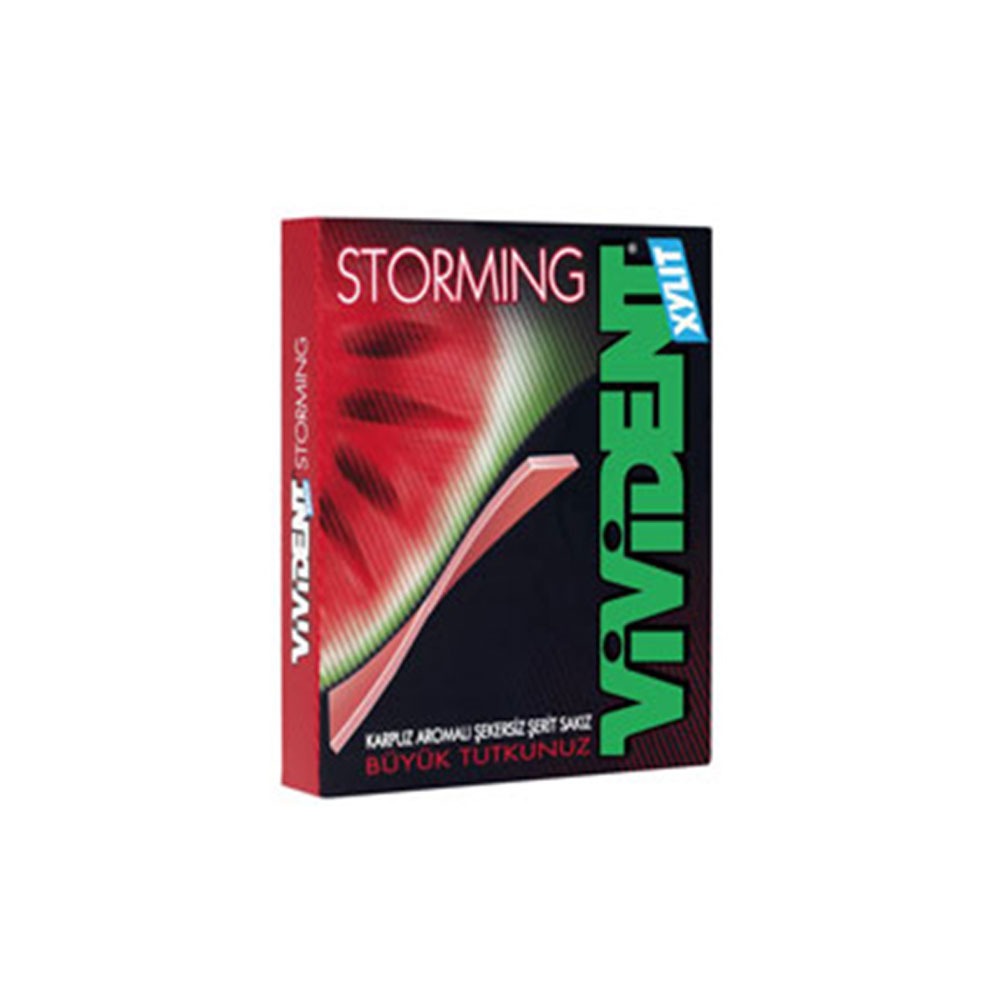 آدامس ویویدنت مدل استورمینگ با طعم هندوانه VIVIDENT