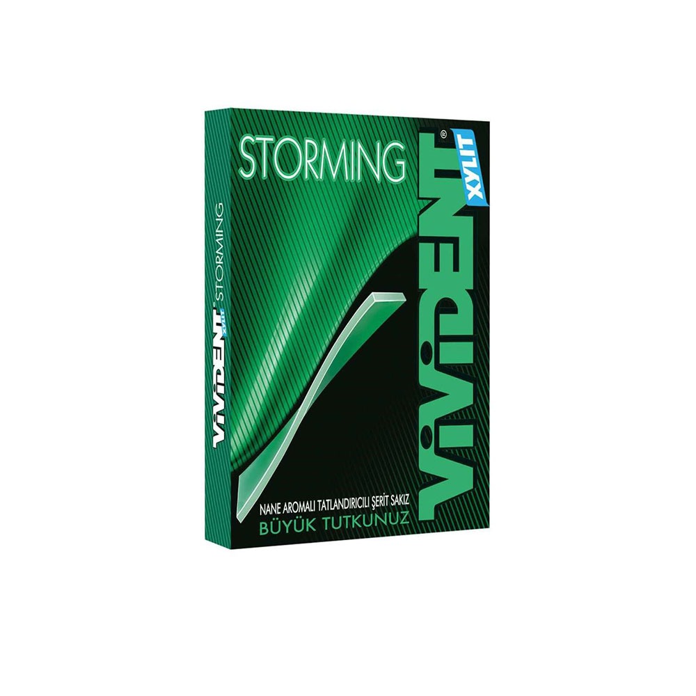 آدامس ویویدنت نعنا بدون شکر 33 گرم Vivident Storming